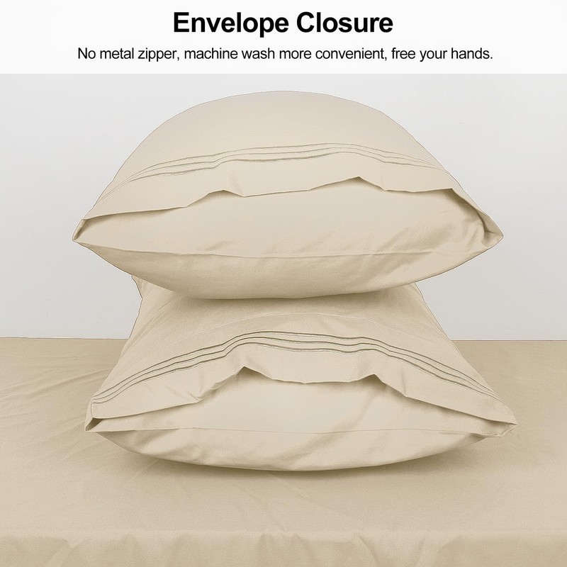 Lirex Pack of 2 Cushion Covers, 50 x 70 cm,