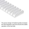 sourcing map M.2 2280 nvme SSD Heatsink Cooler with Thermal