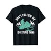 Snowmobile Don't Follow Me Winter Sports Retro Motor Sled T-Shirt