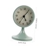 GRIRIW Elegant Silent: Vintage Round Alarm Clock Bedroom Table Clock