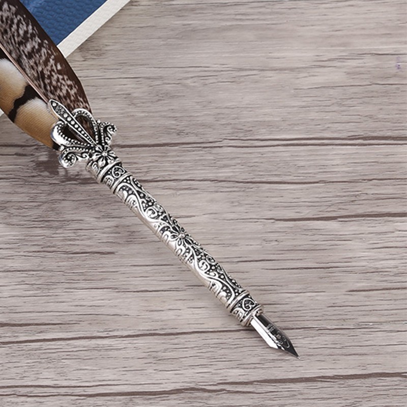 Antique Feather Fountain Dip Pen Quill Pen Writing Stationery Business