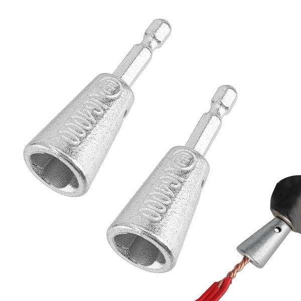 NICENEEDED 2PCS Wire Twister Tool for Drill, Wiring Tools Connector