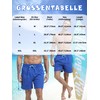 SERENYOU Swimming Trunks Men's Board Shorts Quick-Drying Pattern Changing Swimming