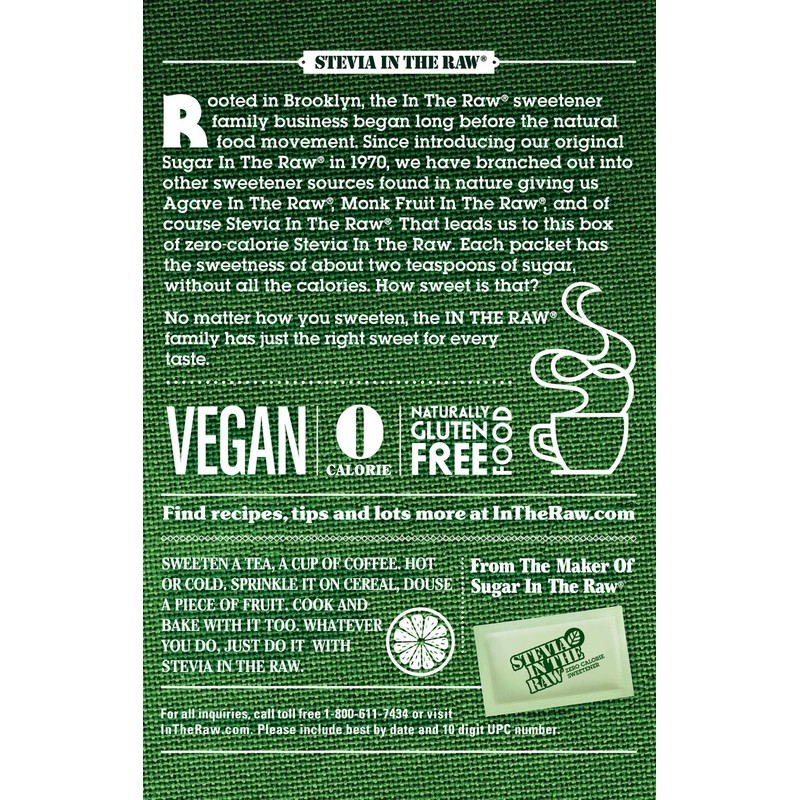Stevia In The Raw, 400 Count Box