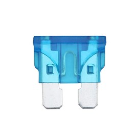 Kaito Denshi Automotive Fuse, Flat Type, Blue, 15A, 0.7 x 0.7 x 0.2 inches (19.1 x 18.7 x 5 mm), Pack of 2