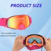 HNJOKE Dirt Bike Goggles, Motorcycle Riding ATV Mountain Bike Windproof