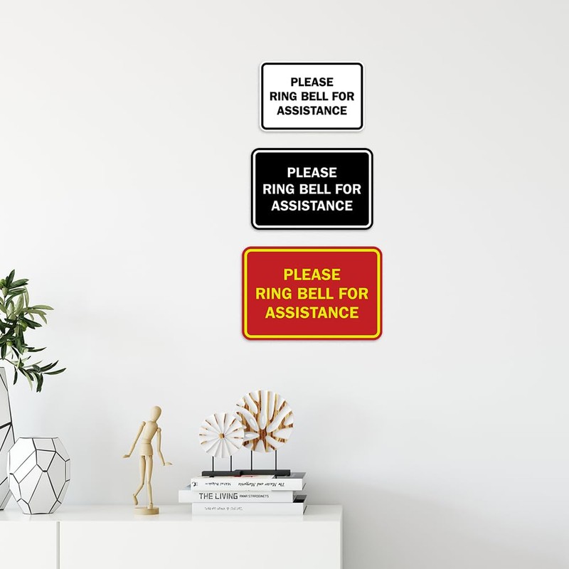 Signs ByLITA Classic Framed Please Ring Bell For Assistance Wall