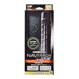 GEX AQUA HEATER Safe Cover Navigation Pack 220 Thermostat + Heater, Vertical and Horizontal Installation, Includes Safety Functions, SH Standard Compliant, For Aquariums Below Approximately 33.9 gal