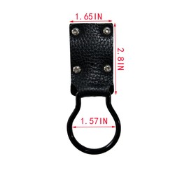 Qinwuwu Hammer Holder for Tool Belt-Hammer Holder-Leather- Flashlight Holster，Suitable for Small Nut Hammer, Wrench, Flashlight, Etc