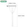 M METERXITY 20-Pack Boutonnieres Safety Pins, Plastic Triangle Corsage Pin