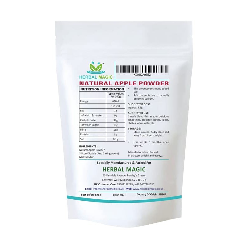 Herbal Magic's Pure & Natural Apple Powder - Rich &