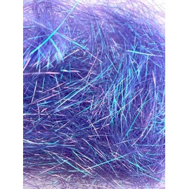 100g 30g Purple Iridescent Shred Tinsel Angelina Fiber White shedded Packaging Filling Gift Box Birthday Fibre Non Heat bondable Pack (30g Pack Bag)