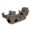 Happet Aquarium Decorative Ship Magnetic Boat Wreck 2-Piece Ship Sailing