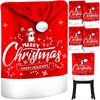 MZJAUVF Christmas Chair Covers, Set of 4, Christmas Chair Covers,