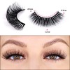 False Eyelashes, 10 Pairs, 7D False Eyelashes Set, Reusable Natural