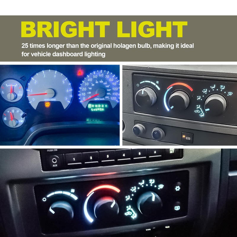 SYudwen LED Lights Bulbs Kit for AC Climate Heater Control
