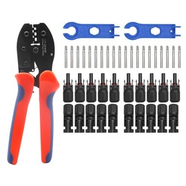 Laroal Photovoltaic Tool Kit, Solar Crimping Set, Including Crimping Tool Kit And Panel Cable Connector, Professional Photovoltaic Installation Tool
