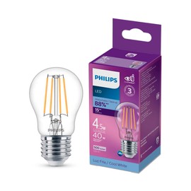 Philips LED Foco Filamento A15 base E27 luz fría                                                                                                      