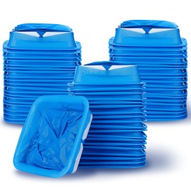 Valchoose Quadrate 60 Pack Vomit Bags Disposable, 1200ML Hospital Grade, Handy, Easy to Use, Leak-Proof, Puke, Emesis, Nausea, Throw up Bags for Kids & Adults, Pregnant, Car & Morning Sickness