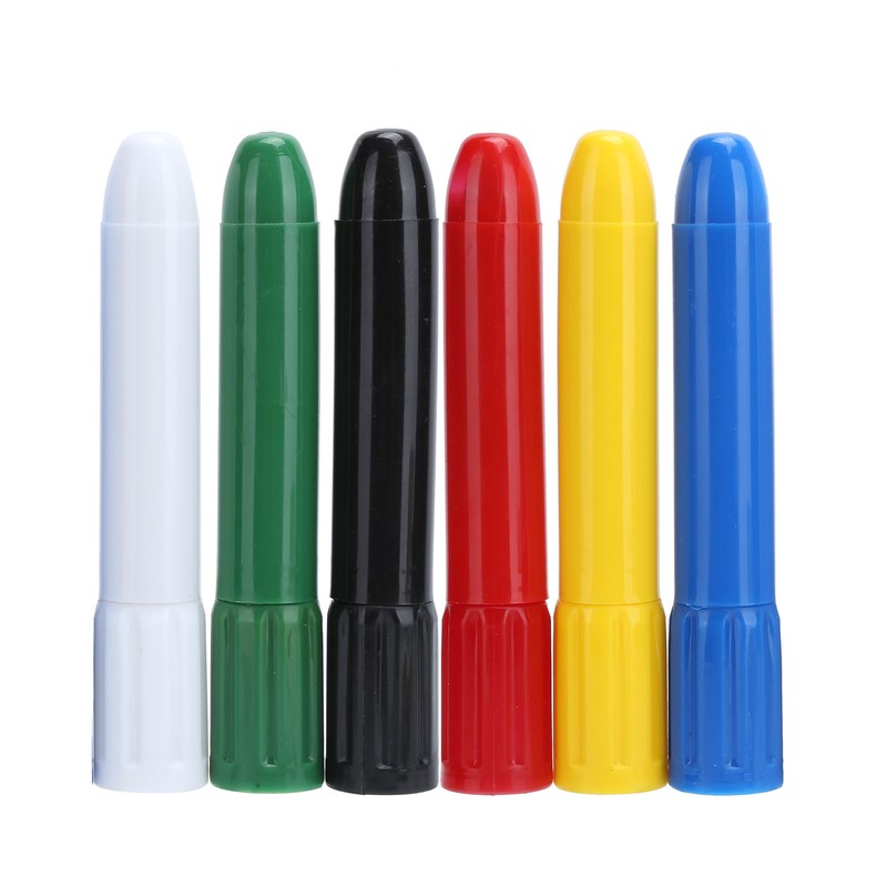6pcs / box Face Painting Twistable Crayons Washable Face Painting