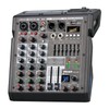 TKLBLS Audio Mixer, 4 Channel Sound Board Mixing Console with