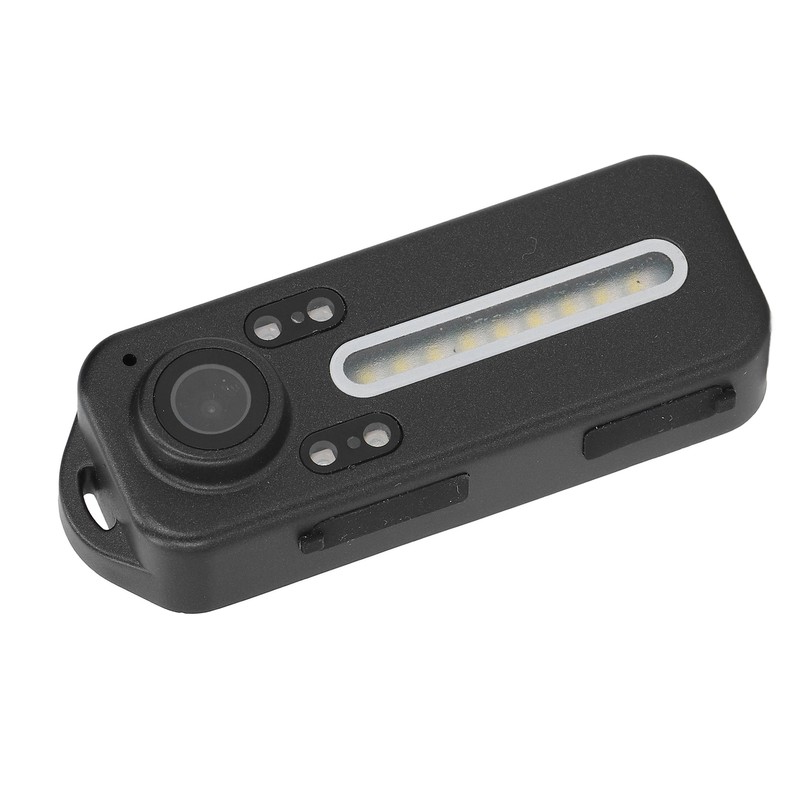 Portable Video Recorder 1080P LED Fill Light Back Clip Night