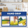 HOMESHOPA Heavy Duty Cellulose Scrub Sponge, 6 pack Dual-Sided Dishwashing