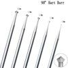 Luo ke 24 Pcs 3/32'' Shank Assorted Lapidary Burr Sets,