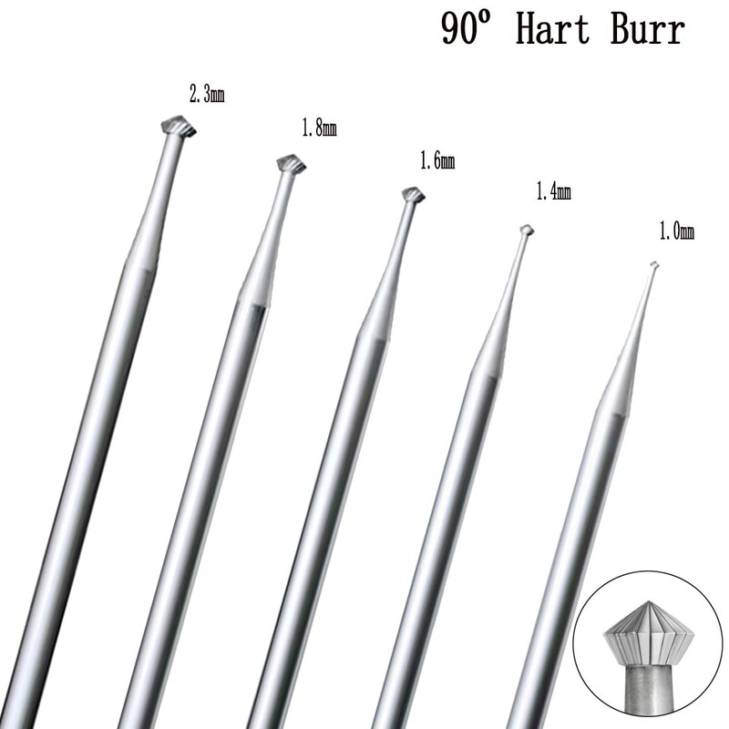 Luo ke 24 Pcs 3/32'' Shank Assorted Lapidary Burr Sets,