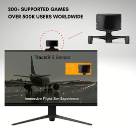TrackIR 5 Head Tracking System – 6DOF USB Optical Motion Tracker for PC Gaming – Natural Head Movement Camera for Flight, Racing & Combat Simulators – Windows Compatible by NaturalPoint