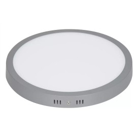 Volteck Plafón Redondo Moderno 24 W 6500 K Led Gris Volteck 47349