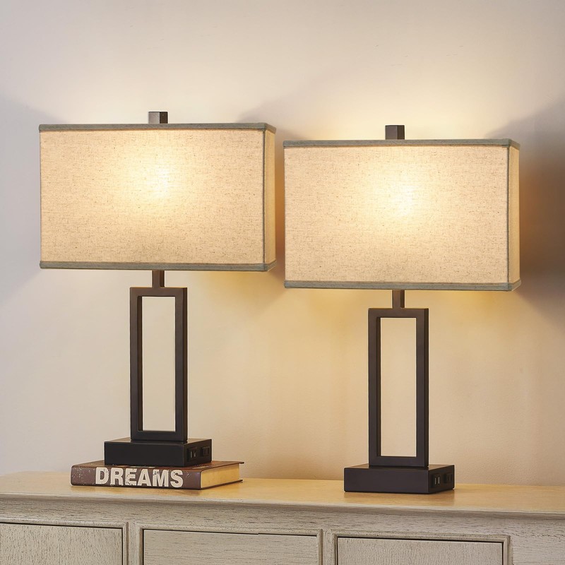 Rectangle Lamp Shades Set of 2, 16"L x 8"W x