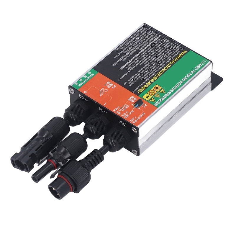 MPPT Solar Grid Tie Inverter Pure Sine Waving Aluminium Alloy