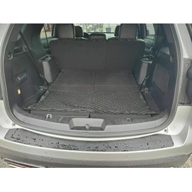 EACCESSORIES EA Trunk Organizer Cargo Net for Ford Explorer 2011-2019 - Floor Style Cargo Net for SUV - Premium Mesh Elastic Car Trunk Organizer Vehicle Carrier Storage - Compatible with Explorer