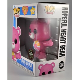 Funko POP! Care Bears 40th Hopeful Heart Bear #1204 Chase Glow Box Protector
