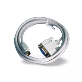 SolutionCables 6ft DB9 Female to Mini DIN 8 Male Cable - Gray