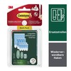 Command Multipack Transparent Strips for Outdoor Use, 8 Small (S),