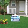 10-Pack Custom Window Cleaning Yard Sign - Two Sided Print