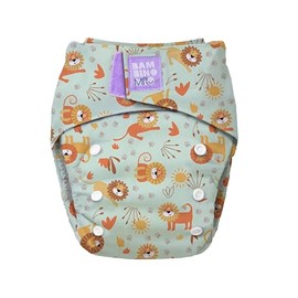 Bambino Mio, Revolutionary Reusable Nappy - Sustainable, Washable, Chemical-Free Eco Nappy from Newborn to Toddler (Cool Cats)