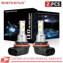 SHENKENUO For Honda Rancher Rubicon Fourtrax Foreman TRX420 TRX500 LED Headlight Bulb 2x