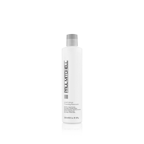 Paul Mitchell Foaming Pommade - Smoothing Hair Oil for Wavy, Curly and Unruly Hair, Hair Serum for More Shine 250ml