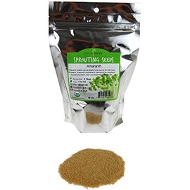 Organic Amaranth Seeds- 1 Lbs- Grain Seed for Sprouting Sprouts, Cooking, Grinding For Flour, Soup, Food Storage & More
