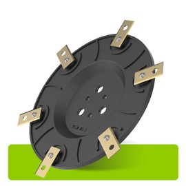 Evenlinkics Robotic Lawnmower Accessories, 1 Blade Disc, 6 Lawn Squeegee, Robotic Lawnmower Blade Plate, Compatible with Worx S&M (up to Year of Manufacture 2020), Landxcape, Kress and Einhell Robotic