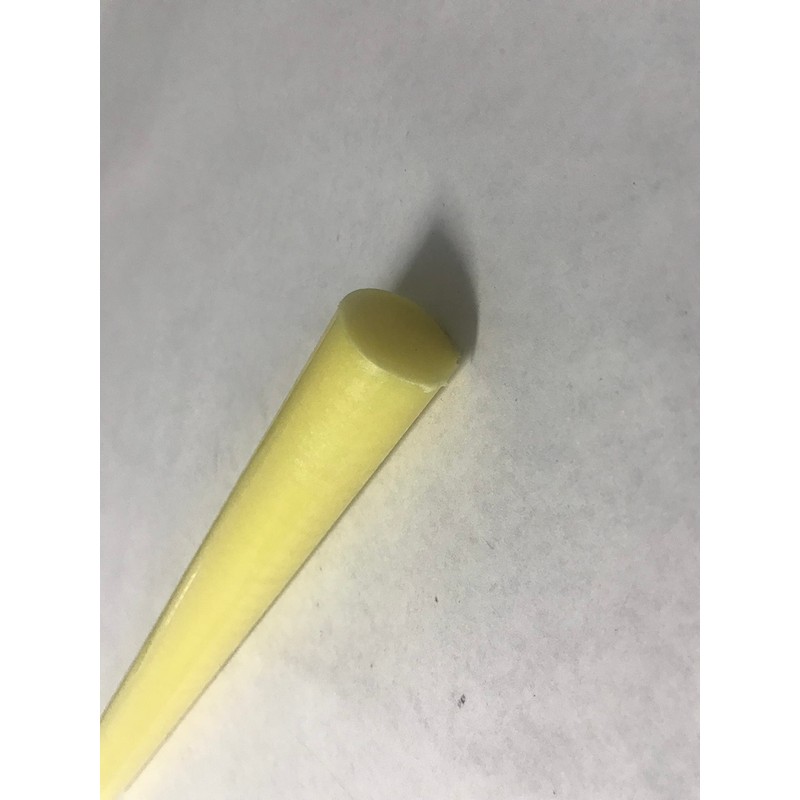 Cast Nylon 6 Plastic Rod 1.50" OD x 10" Length
