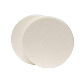 Healeved 30pcs Round Sponge Powder Puff for Blush and Foundation Application Soft Facial Makeup Sponges White for All Skin Types and Comfortable Use