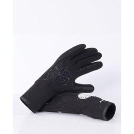 Rip Curl 2023 Flashbomb 3/2 mm 5 Finger Glove WGL1CF Black Glove Size S