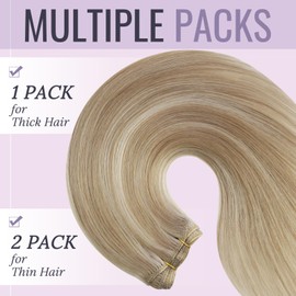 Fshine 12 Inch 80g Weft Hair Extensions Real Human Hair Sew In Hair Extensions Silky Straight Blonde Mixed Ash Light Brown Hair Extensions Weft