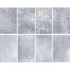 LITMIND 8 Sheets Textured Clear Stained Glass Pack – 4