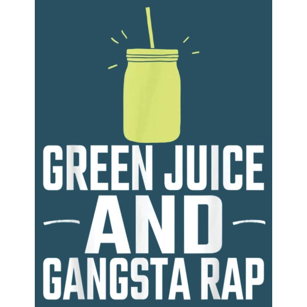 Green Juice And Gangsta Rap: Perfect Study Notebook, 8.5 x