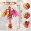Zhaohyjianm Feathered Wyvern,3D Printed Dragon,(9.8In) Articulated,3D Toys,3D animals,Fidget Toys,Home Office